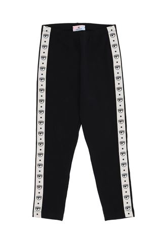 Leggings con banda logato CHIARA FERRAGNI | 51840282010050